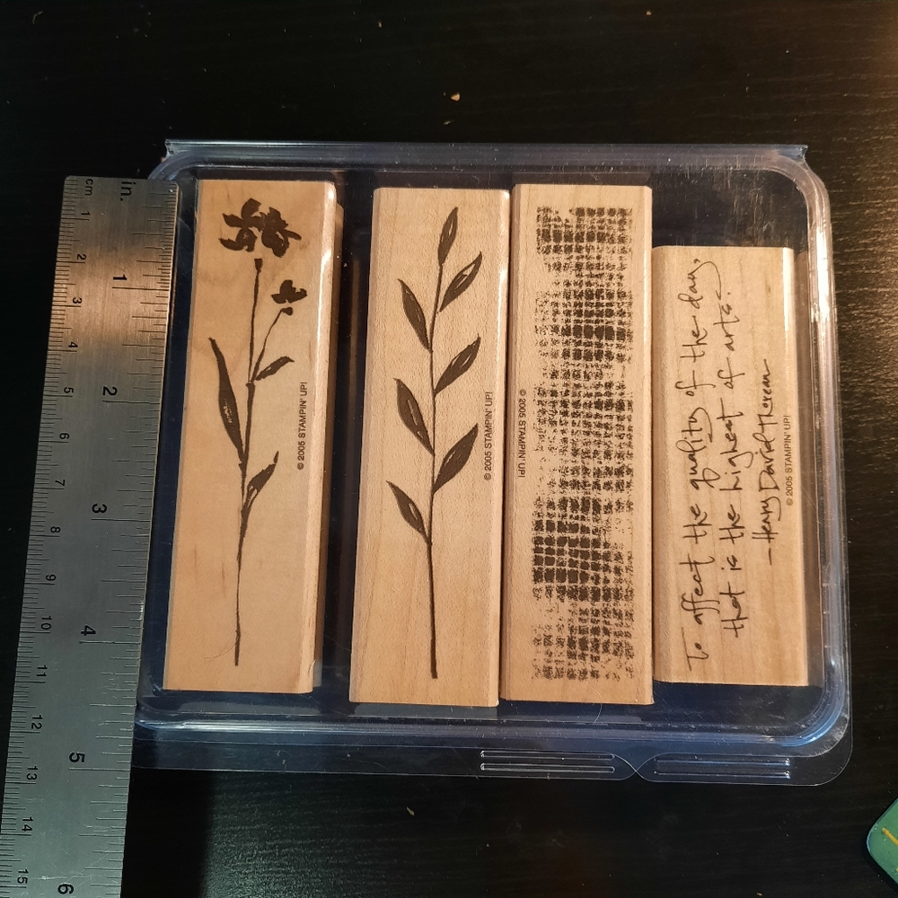 The Art of Life Stampin Up rubber stamp set